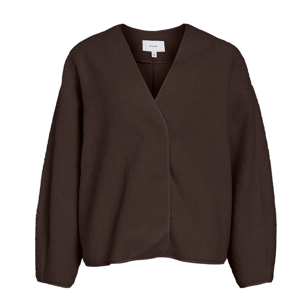 VIADA LOOSE LS TEDDY JACKET