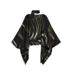 VMMIRO L/S CAPE SCARF TOP