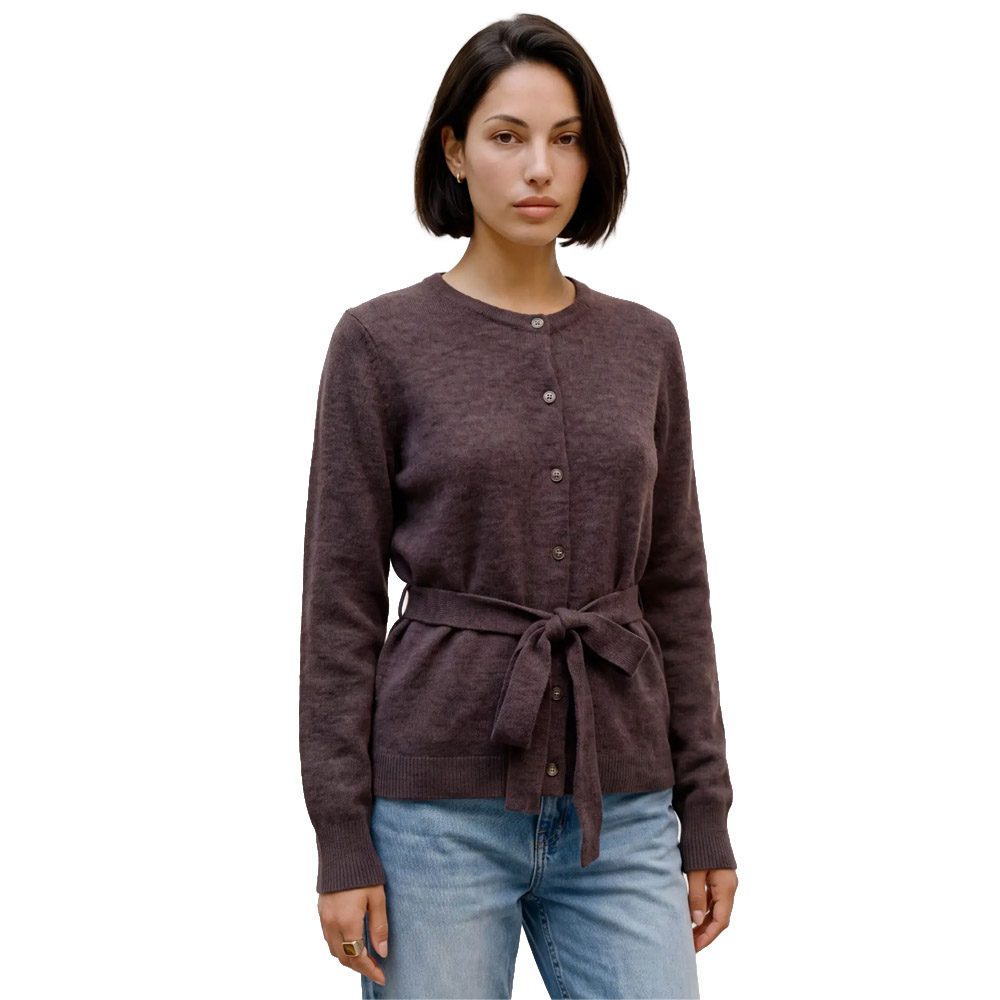 VMTEAK LS O-NECK TIE CARDIGAN